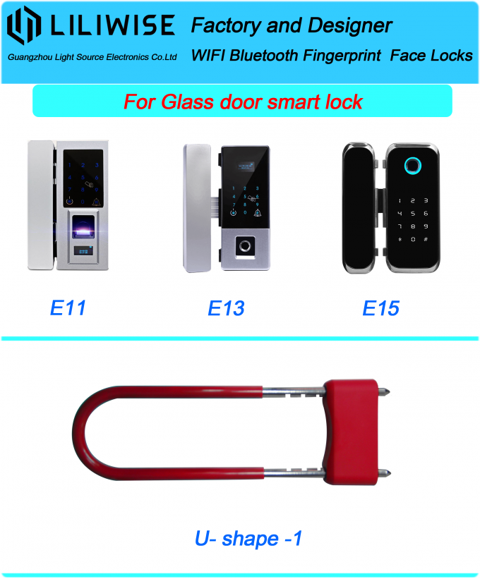 Smart Door Door Lock WiFi Bluetooth APP Access بصمة الإصبع البيومترية الإلكترونية 1