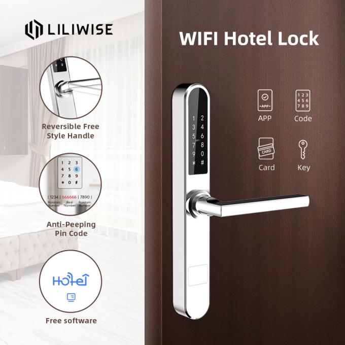 ذكي WIFI Bluetooth Code Hotel RFID Lock بدون نظام فندق 2