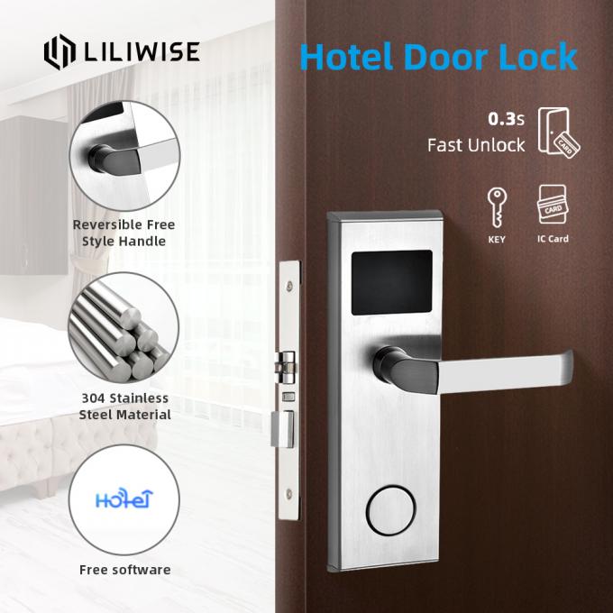 الجملة ذات جودة عالية الذكية الرقمية RFID قفل الفندق مع نظام مجاني 1