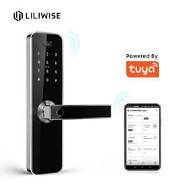 أقفال الأبواب الإلكترونية Airbnb Residence Tuya Smart Fingerprint Passcode Card Wifi Door Door Lock
