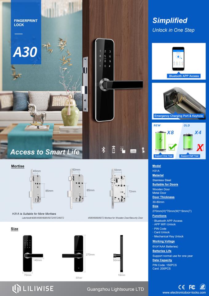 رمز PIN أقفال باب الشقة الأمن 0.1S Airbnb قفل الباب 2