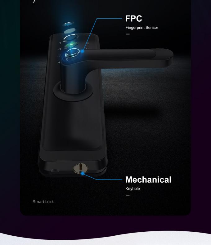 باب القفل الآلي البيومتري 3