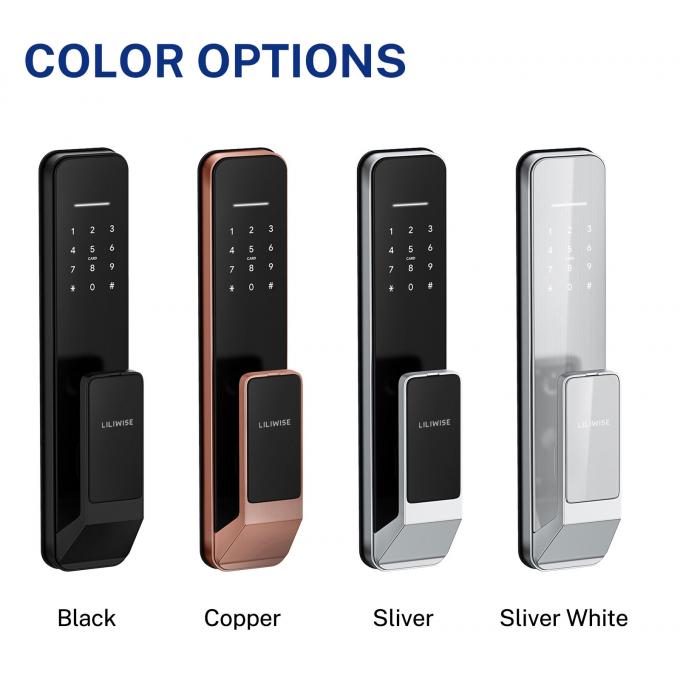 Liliwise New Design Fully-Automatic Lock Digital Electronic Fingerprint Lock Tuya APP TTlock Smart Door Lock 28