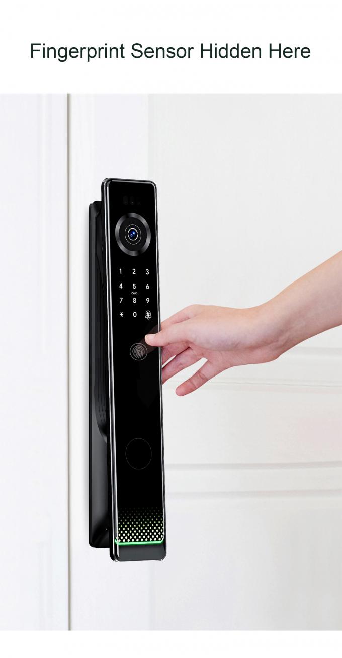 ليليوايز فيشادورا رقمية تويا ذكية سيرادورا واي فاي أمن لاسلكي كلمة مرور بدون مفتاح أقفال الأبواب الذكية مع الكاميرا 10
