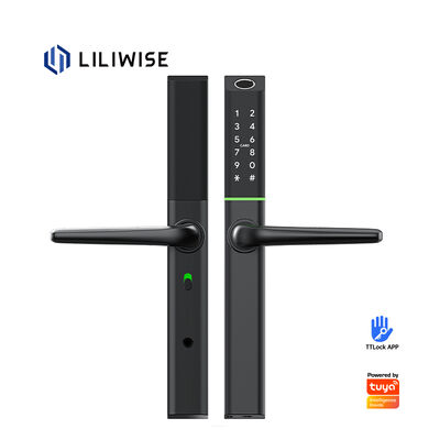ليلي ويز أوروبي Ultra-Slim Wifi Electronic Rfid Door Lock ضيق الألومنيوم Tuya Smart Lock Mortise Slim Smart Door Lock