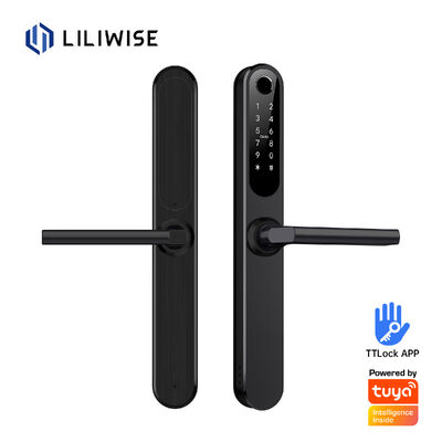 ليلي ويز مقاوم للماء اليكسا الألومنيوم الفولاذ Ip66 قفل الباب الذكي بصمة الاصبع Cerradura Electronica Ttlock أقفال ذكية مع الواي فاي