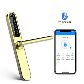أقفال الأبواب الإلكترونية 38 مم عرض لوحة ضئيلة WiFi WiFi Access MF1 Card 13.56Hz