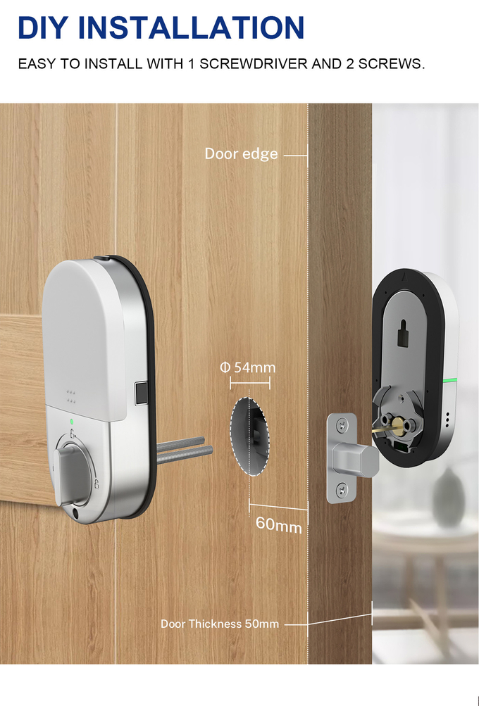 قفل الباب الرقمي Inteligente Bluetooth للشقة الفندقية 3