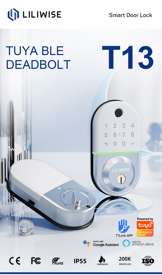 قفل الباب الرقمي Inteligente Bluetooth للشقة الفندقية 0